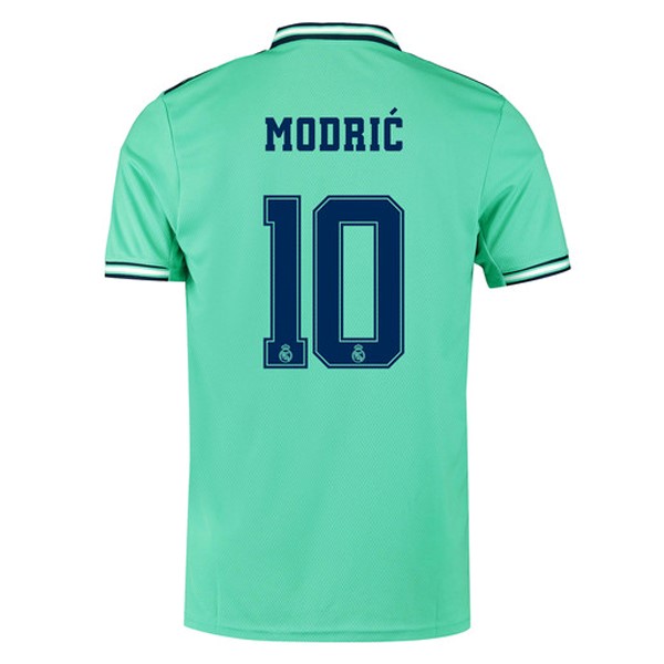 Camiseta Real Madrid NO.10 Modric Replica Tercera Ropa 2019/20 Verde